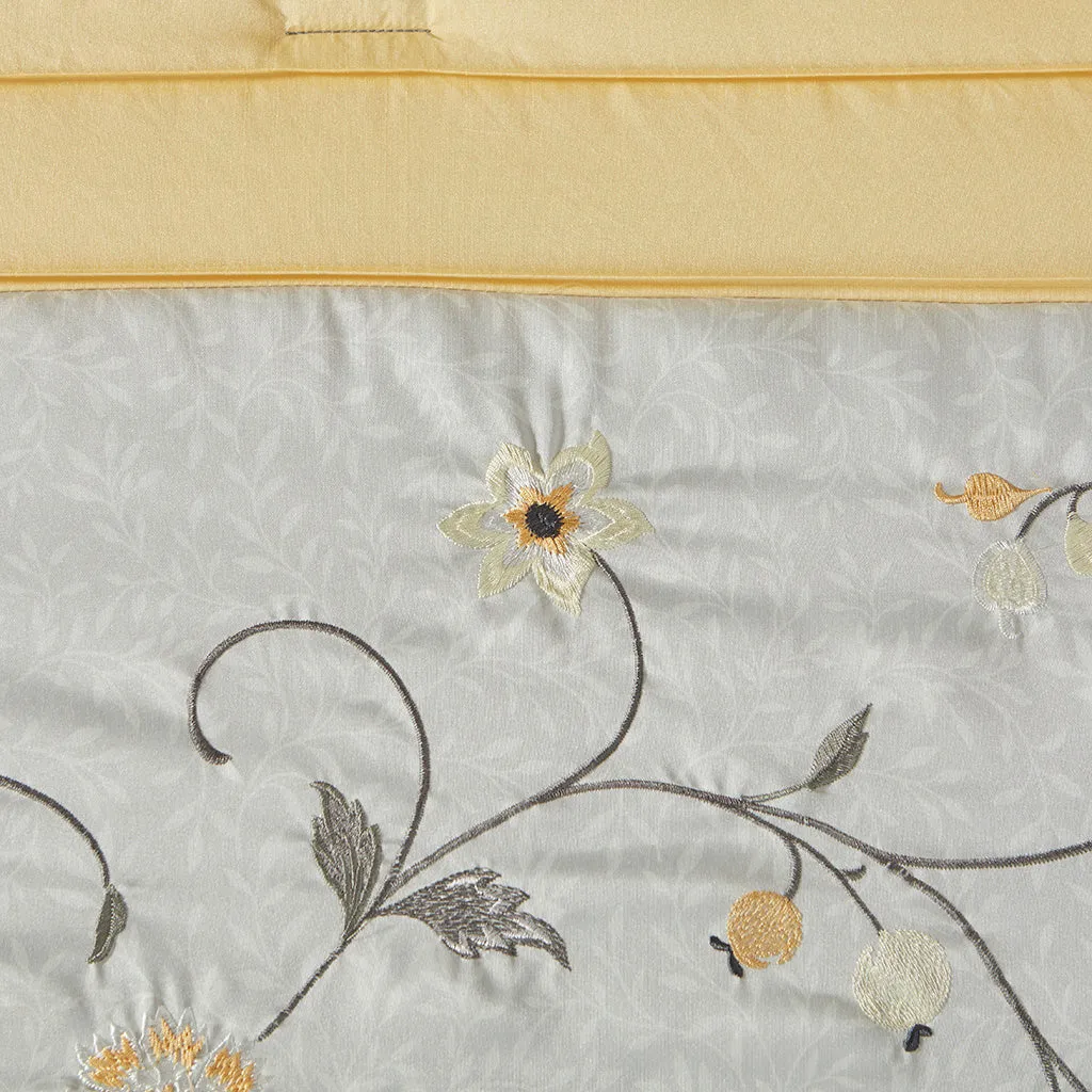 Serene Embroidered 7 Piece Comforter Set by Madison Park