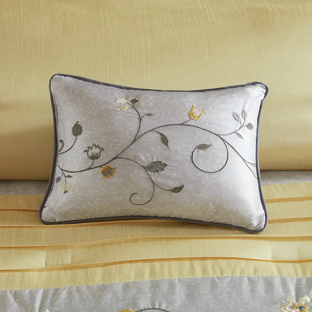 Serene Embroidered 7 Piece Comforter Set by Madison Park