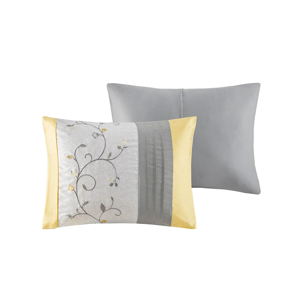 Serene Embroidered 7 Piece Comforter Set by Madison Park