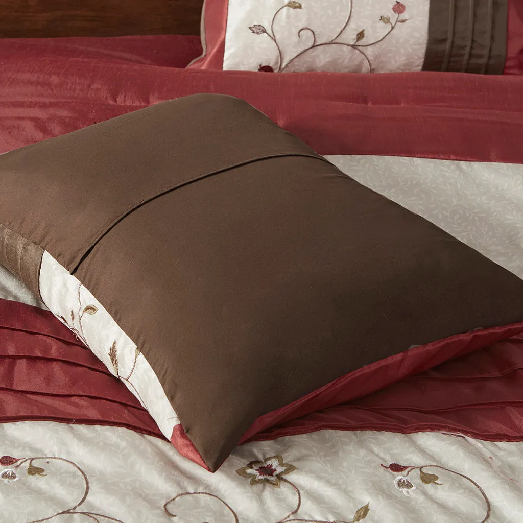 Serene Embroidered 7 Piece Comforter Set by Madison Park