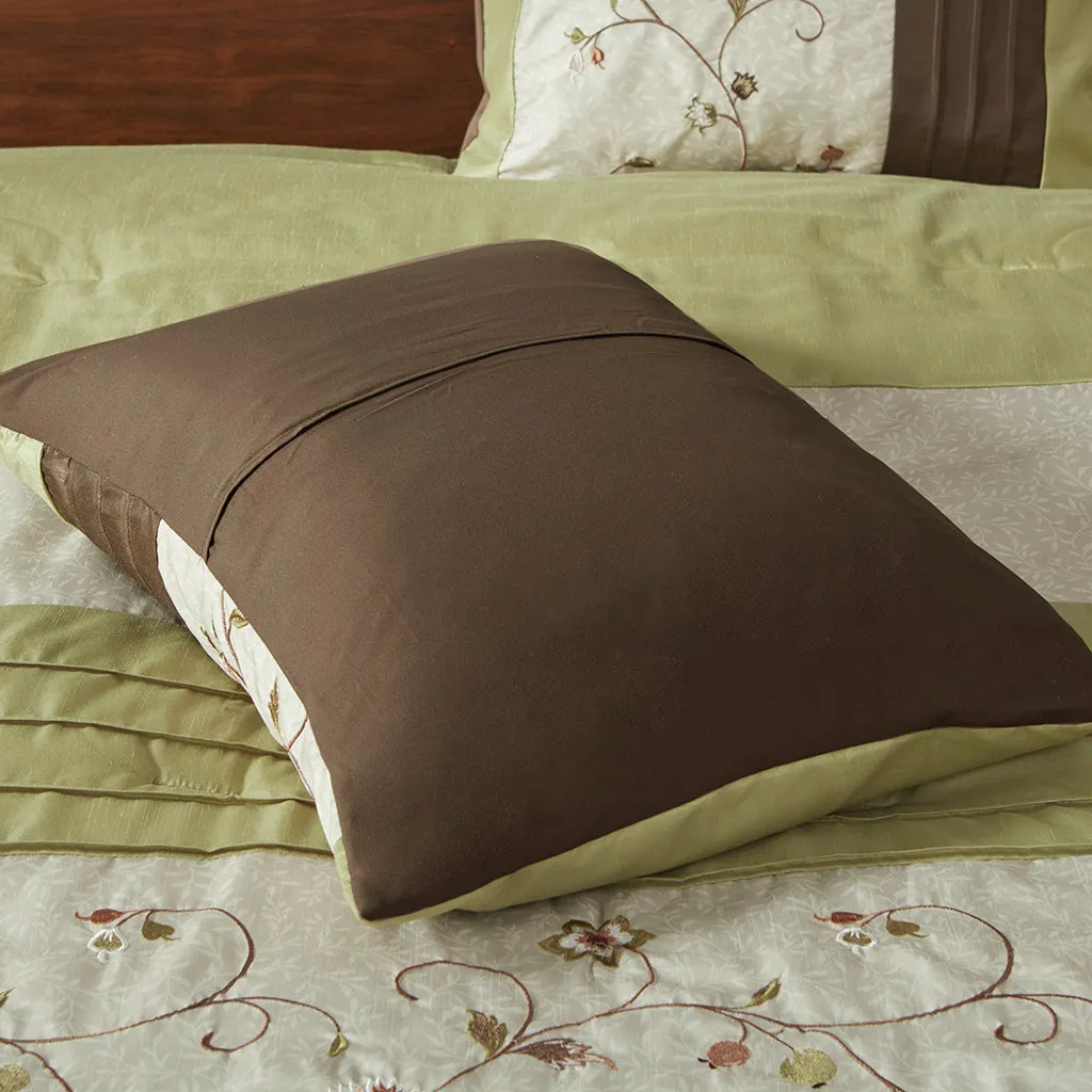 Serene Embroidered 7 Piece Comforter Set by Madison Park