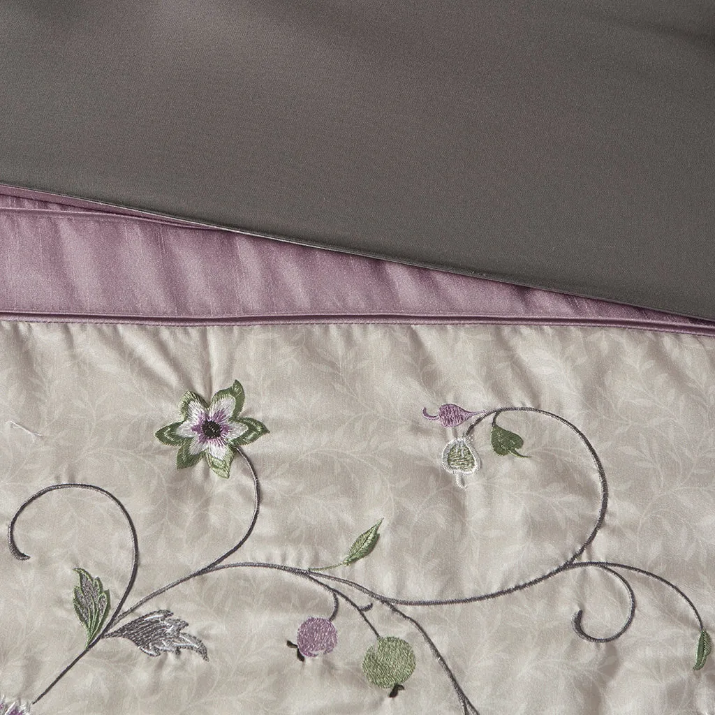 Serene Embroidered 7 Piece Comforter Set by Madison Park