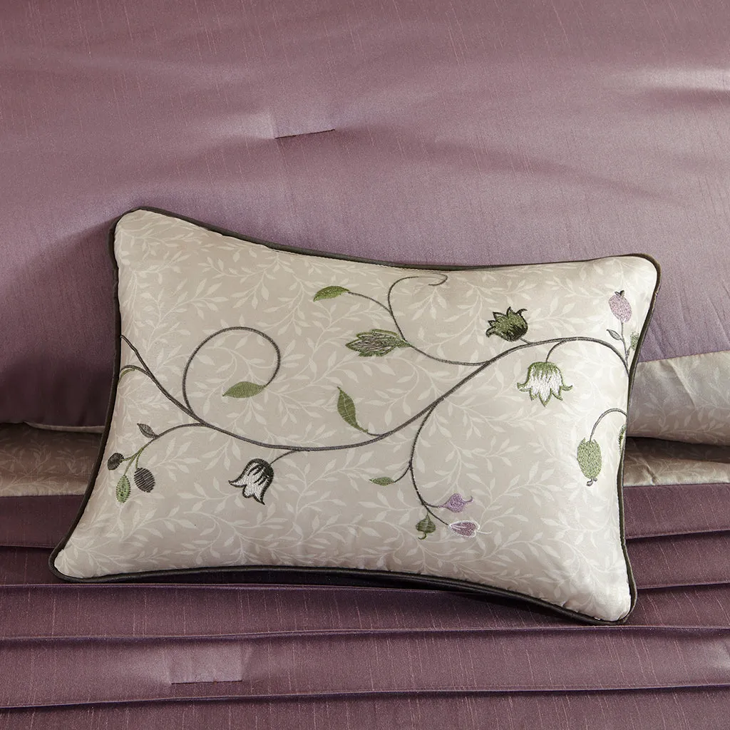 Serene Embroidered 7 Piece Comforter Set by Madison Park