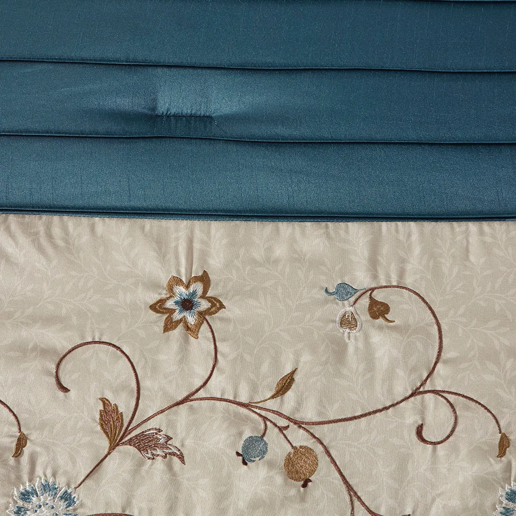 Serene Embroidered 7 Piece Comforter Set by Madison Park