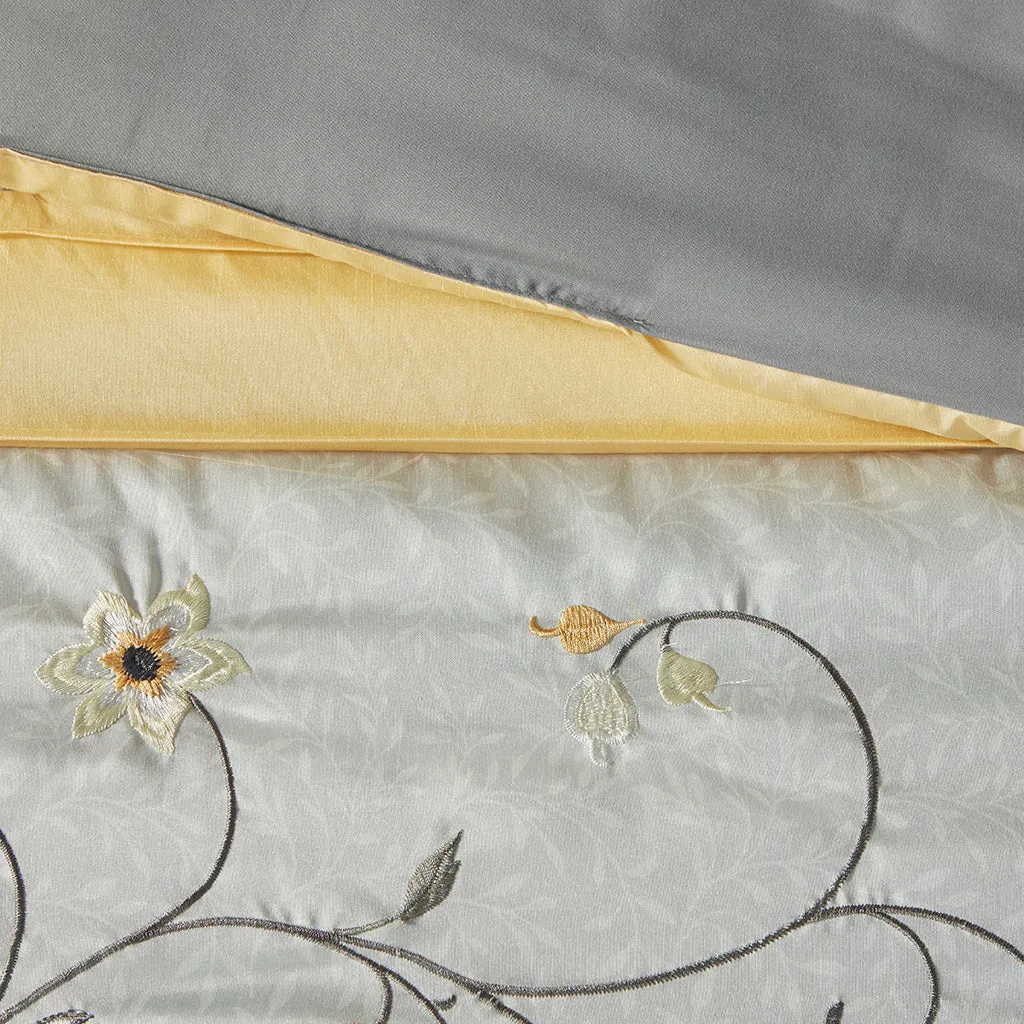 Serene Embroidered 7 Piece Comforter Set by Madison Park