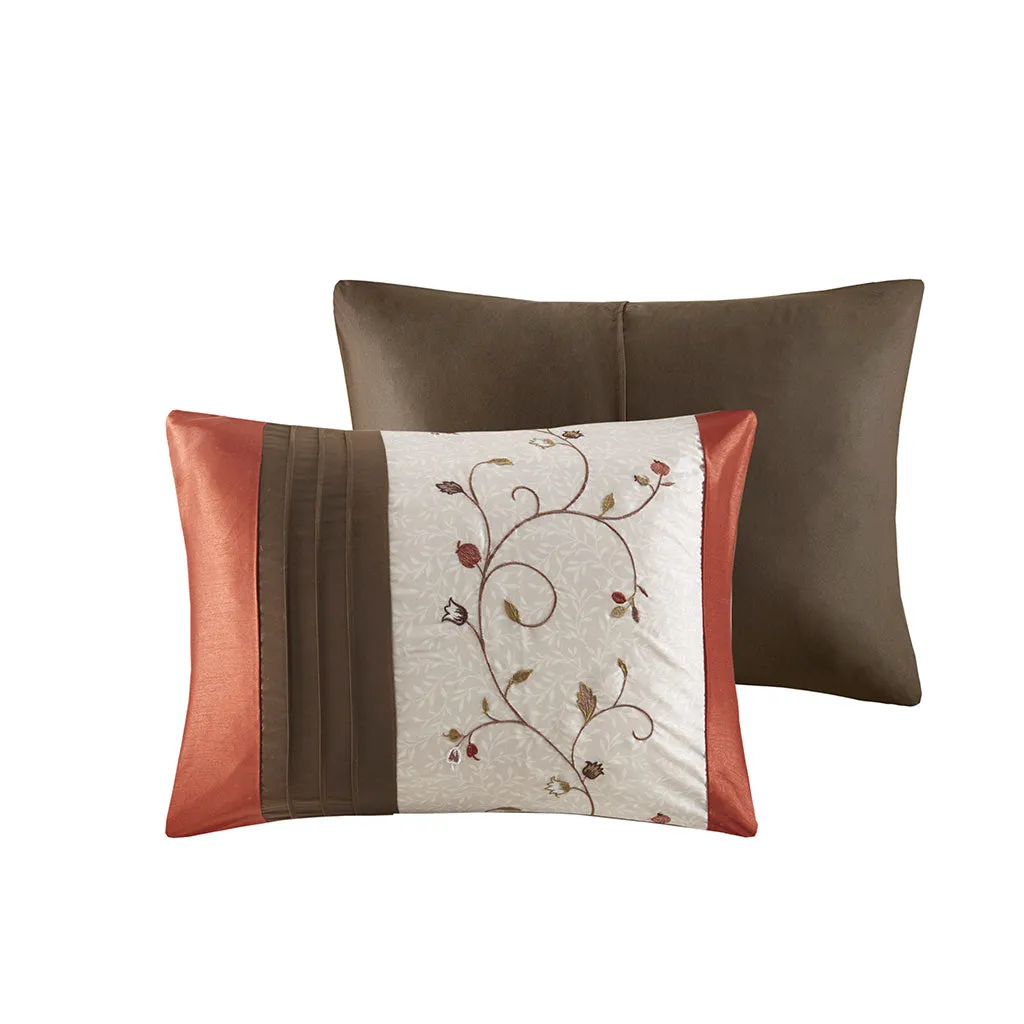 Serene Embroidered 7 Piece Comforter Set by Madison Park