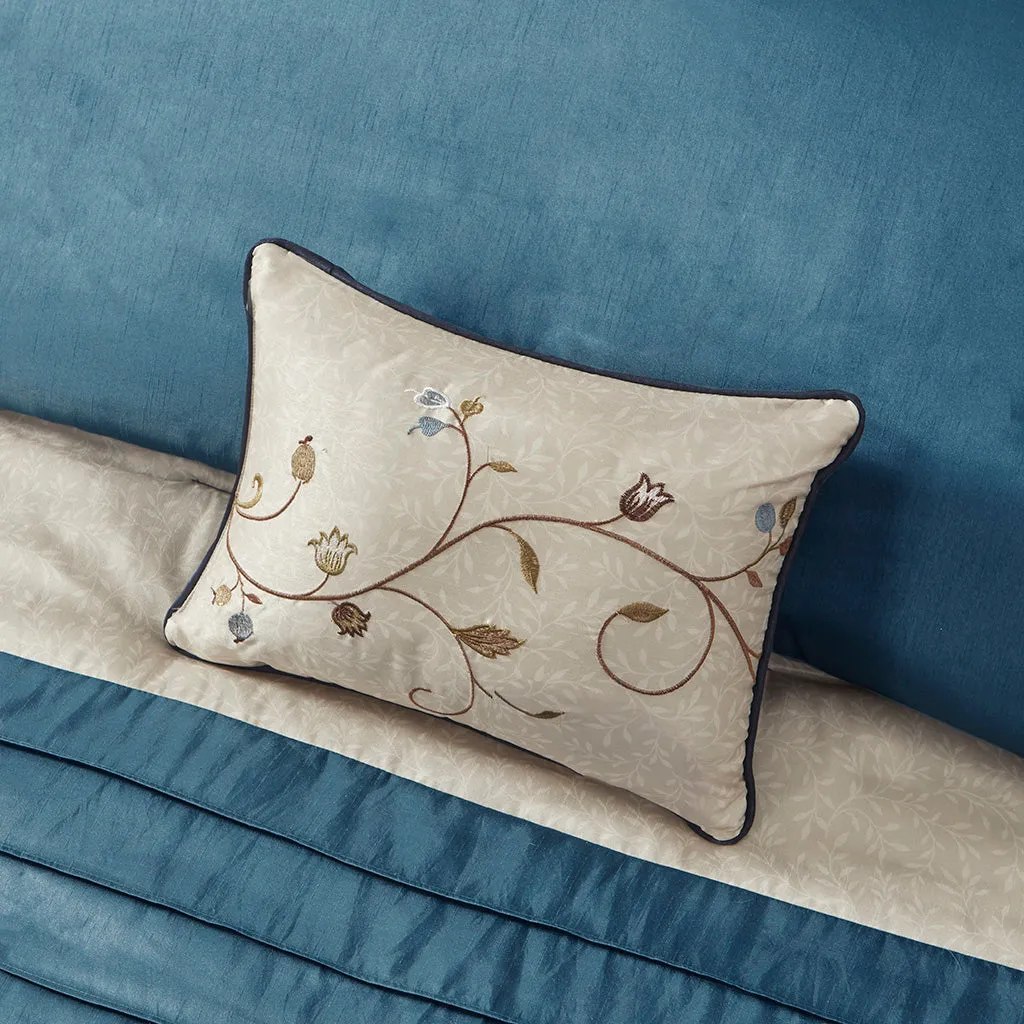 Serene Embroidered 7 Piece Comforter Set by Madison Park