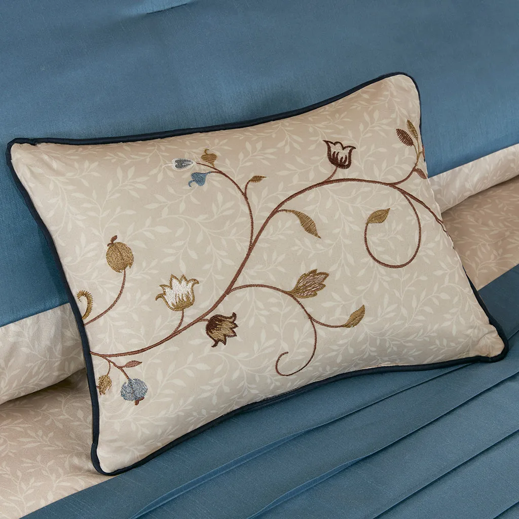 Serene Embroidered 7 Piece Comforter Set by Madison Park