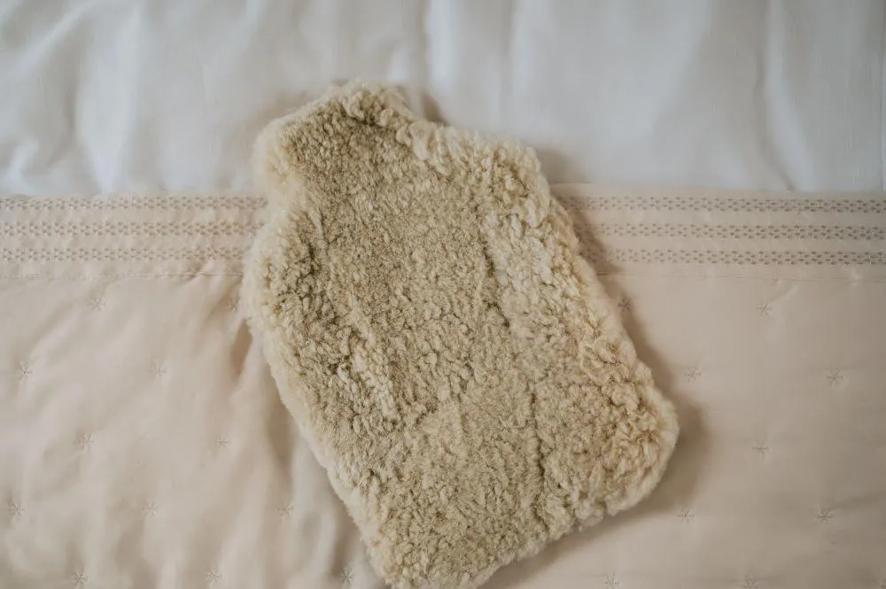 Sheepskin Hot Water Bottle Cover - Waste Less