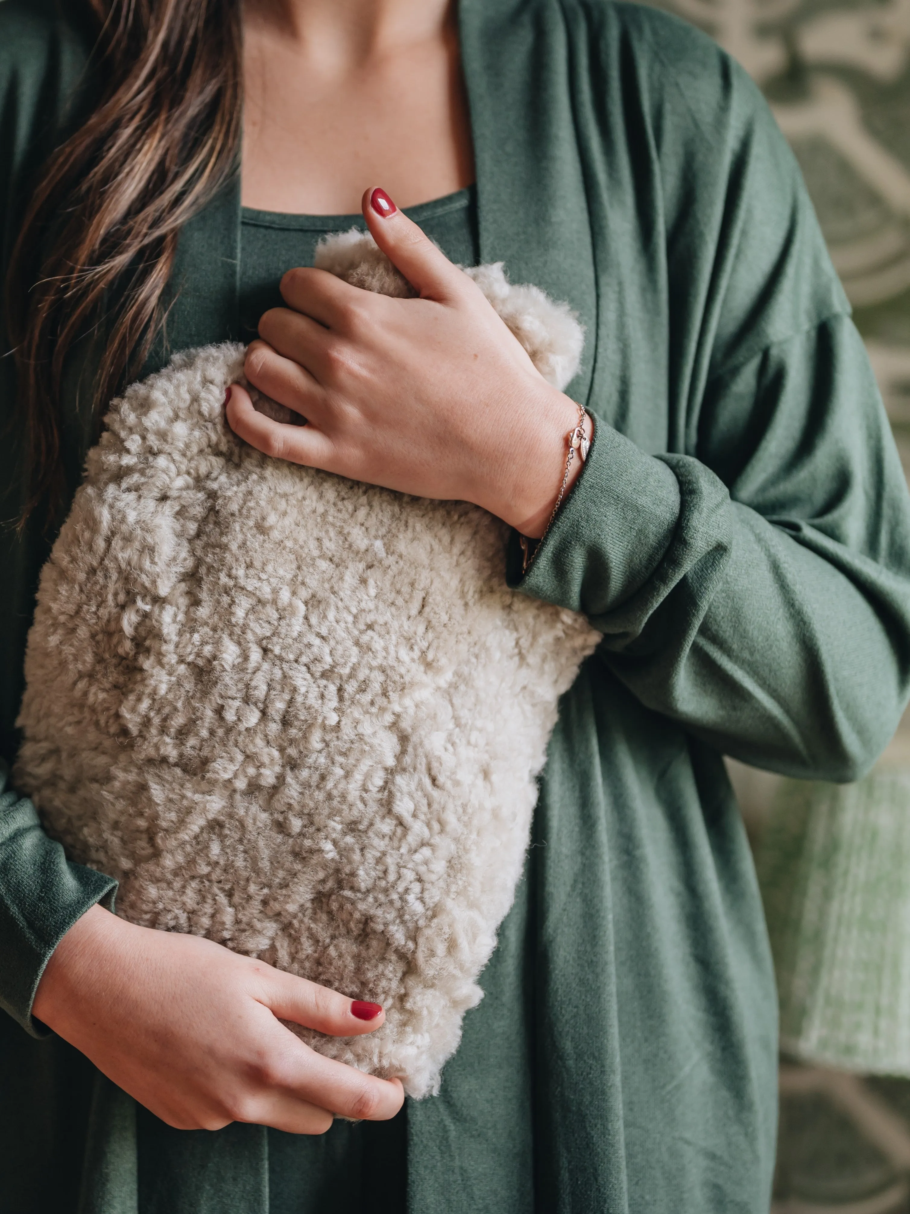 Sheepskin Hot Water Bottle Cover - Waste Less