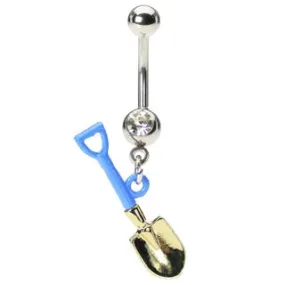 Shovel Belly Button Ring