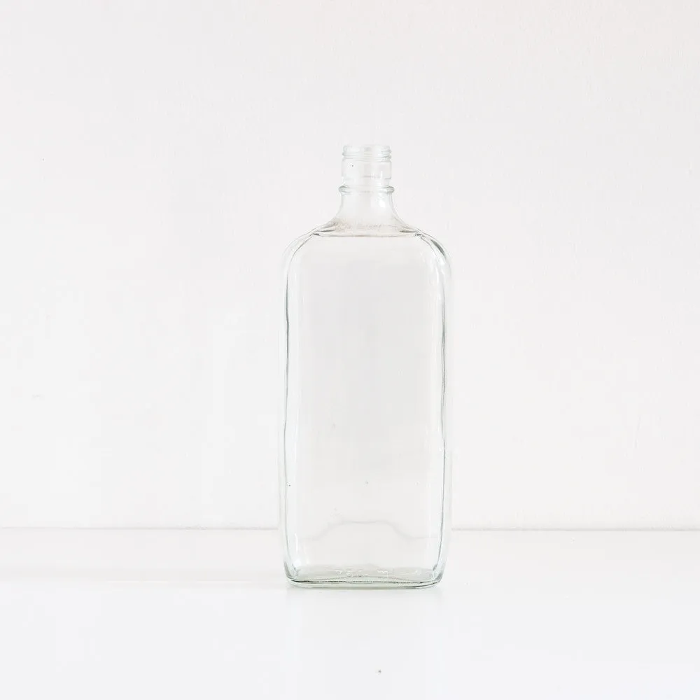 Simple Clear Glass Bottle