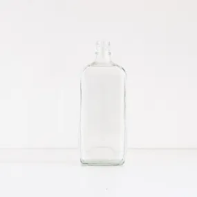 Simple Clear Glass Bottle