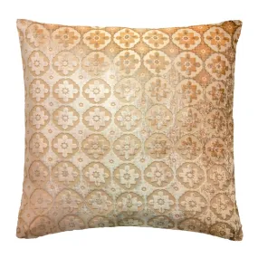 Small Moroccan Velvet Gold Beige Pillows by Kevin O’Brien Studio