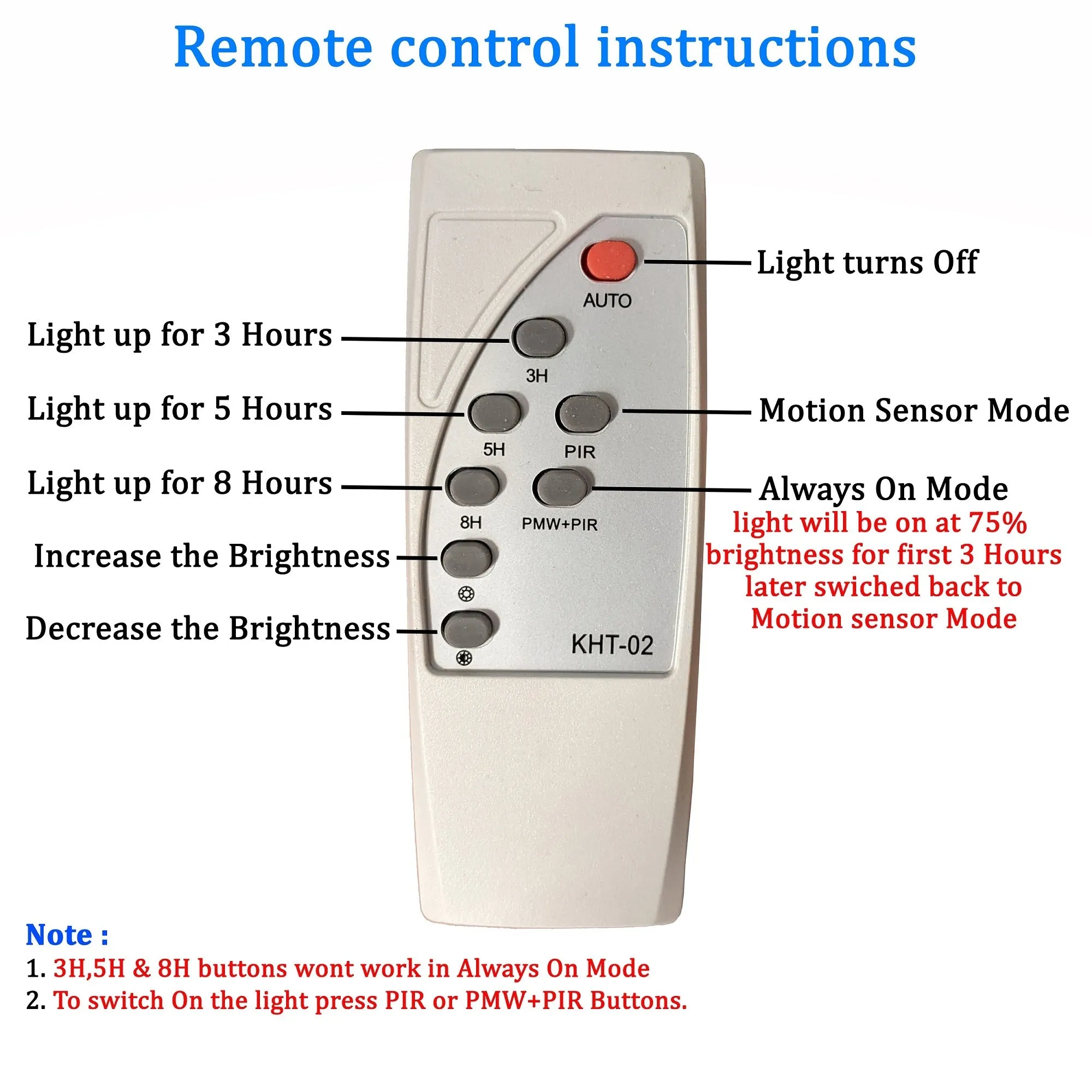 Solar Street Light 90 Watt LED Chip Owl Series Motion Sensor - TTOWL90W