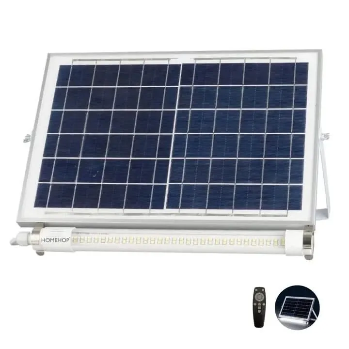 Solar Tube Light Outdoor Indoor Waterproof Wall Lamp for Balcony, Terrace With Panel & Remote ( 80W, Cool White )