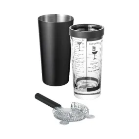 Stainless Steel Boston Cocktail Shaker Set