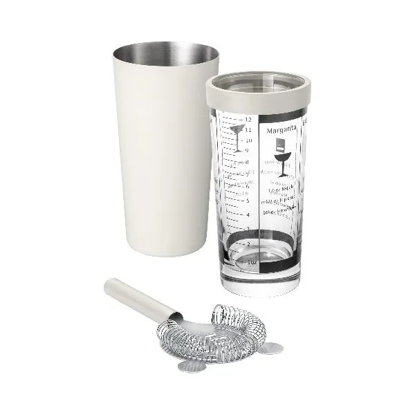 Stainless Steel Boston Cocktail Shaker Set