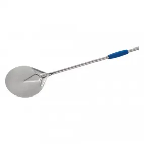 STAINLESS STEEL ROUND SMALL PIZZA PEEL - 20 CM.