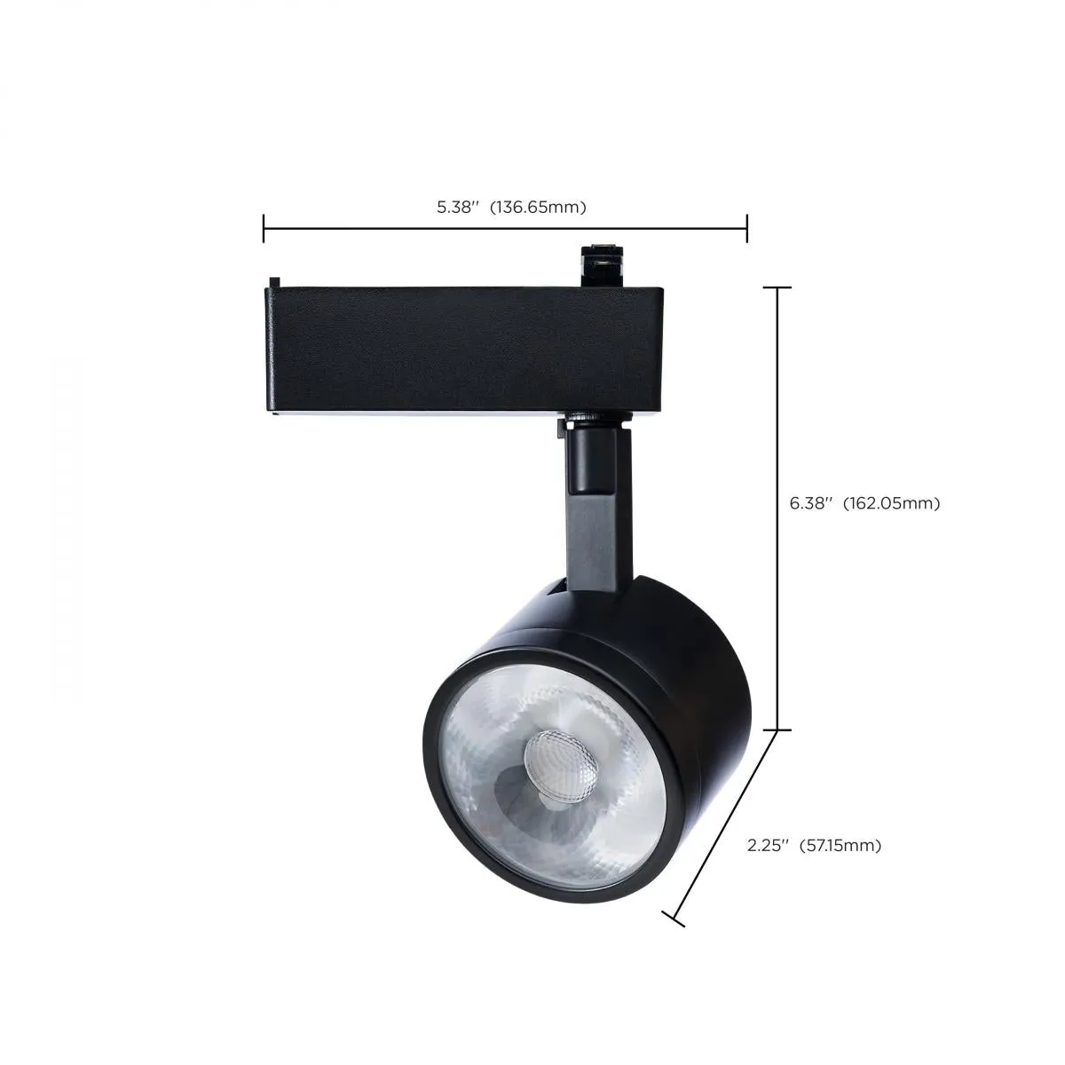 Starfish Smart LED Track Head Round 12W 1100 Lumens RGBTW, Halo, 36 Beam Angle, Black Finish