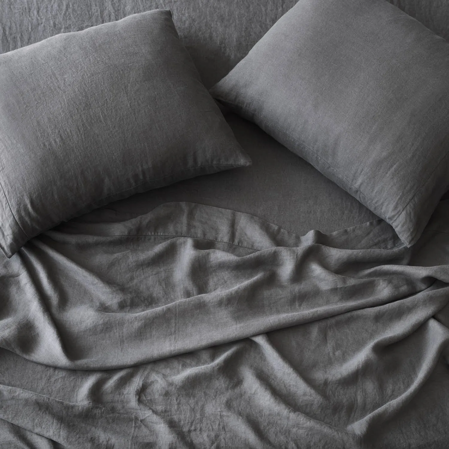 Stonewashed Linen Sheet Set