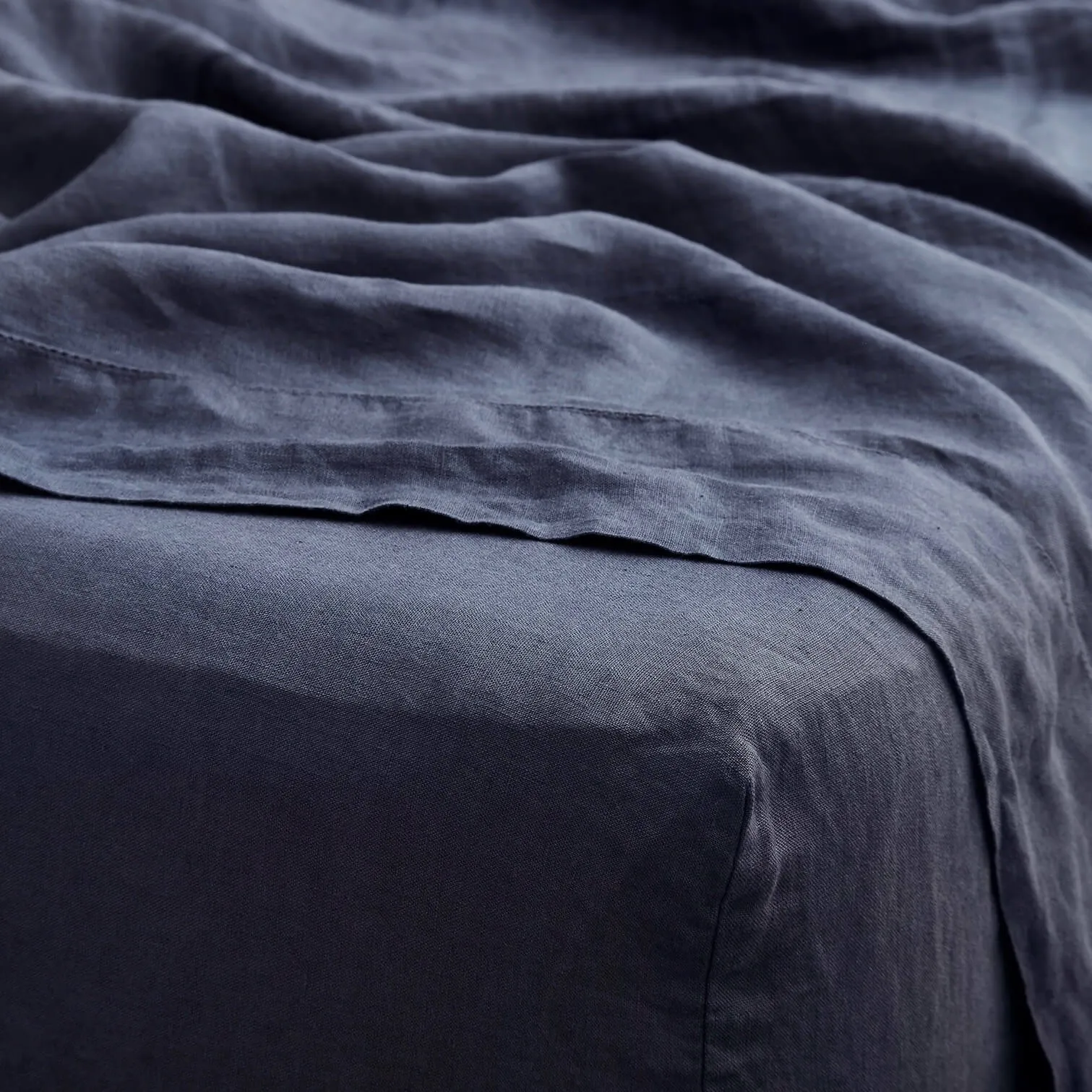 Stonewashed Linen Sheet Set