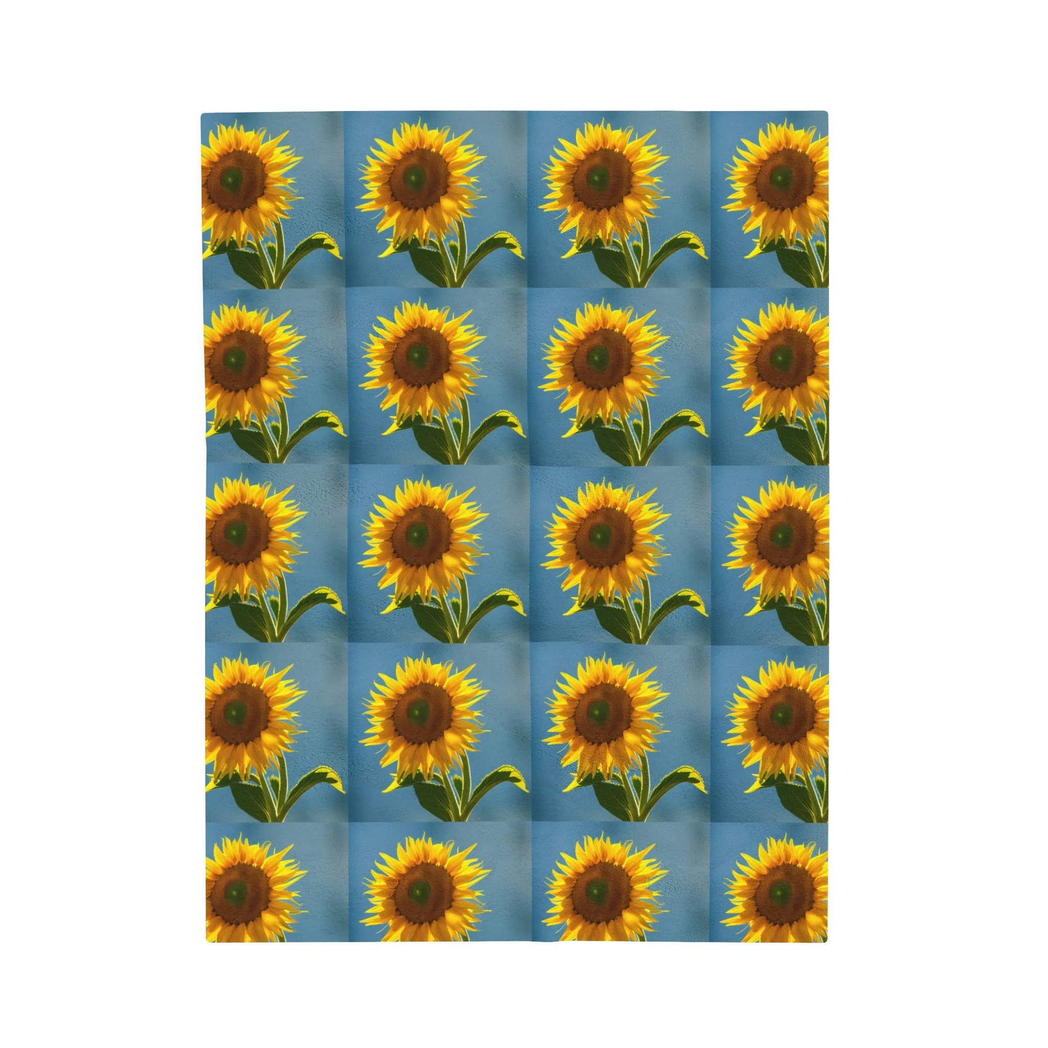 Sunflower Velvet Throw Blanket