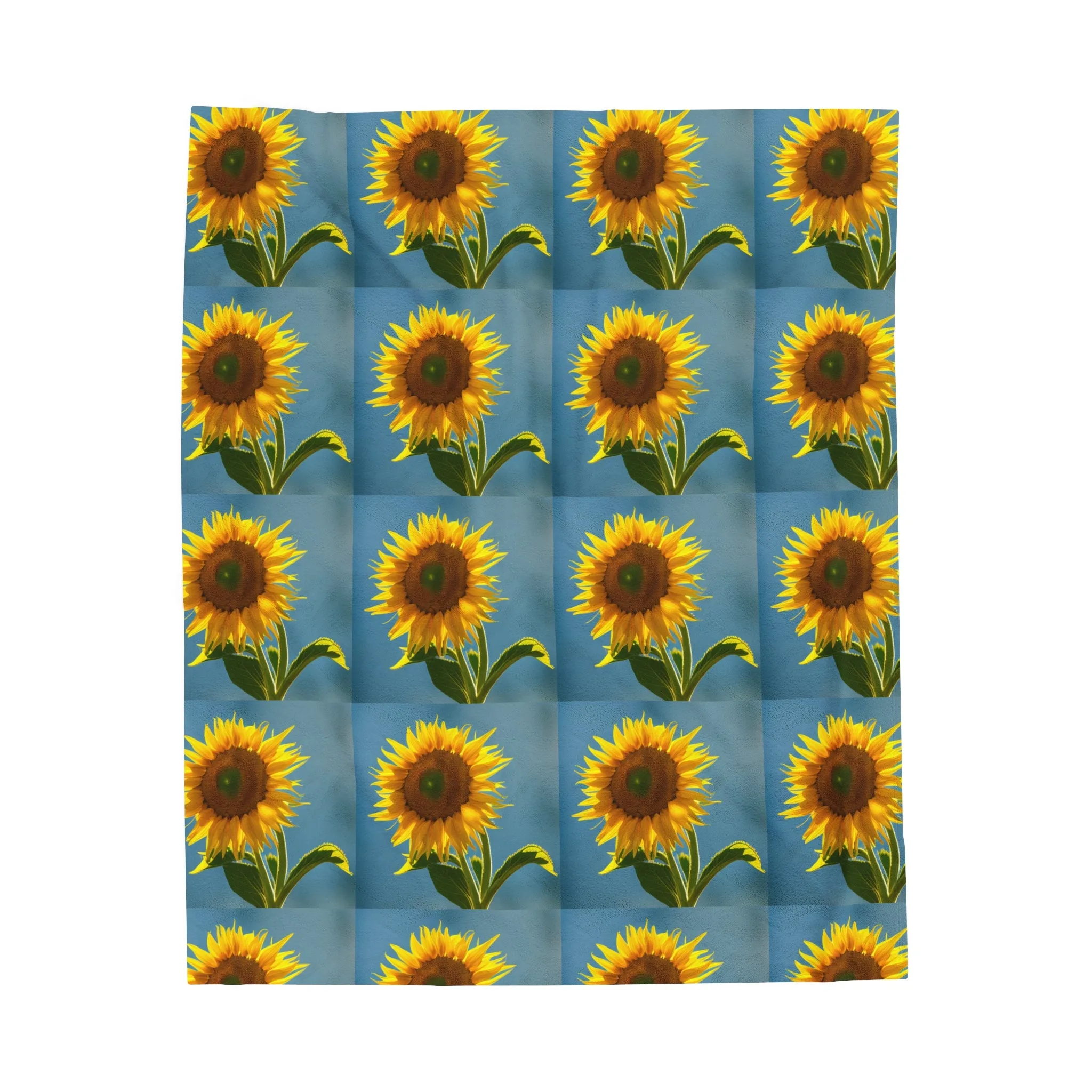 Sunflower Velvet Throw Blanket