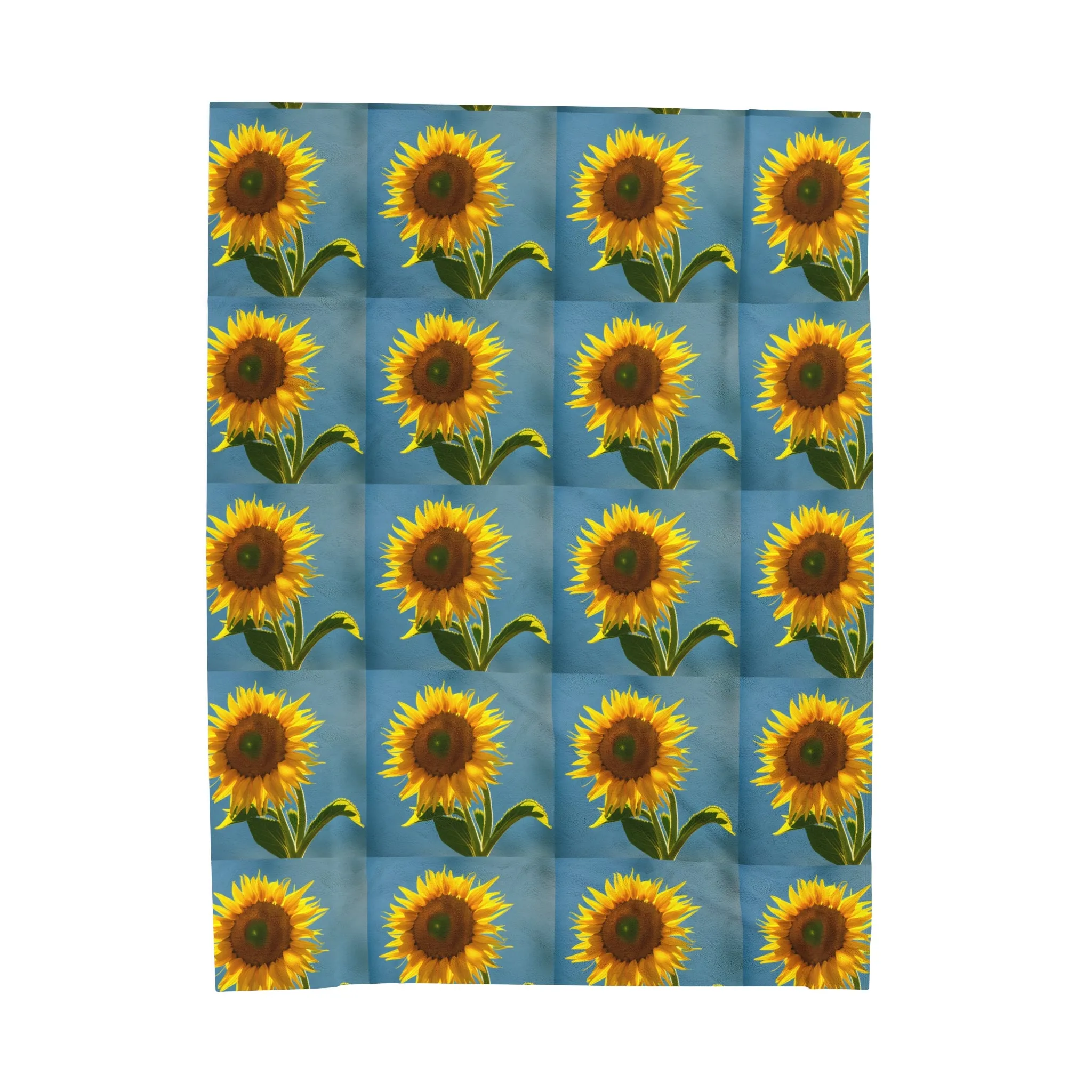 Sunflower Velvet Throw Blanket