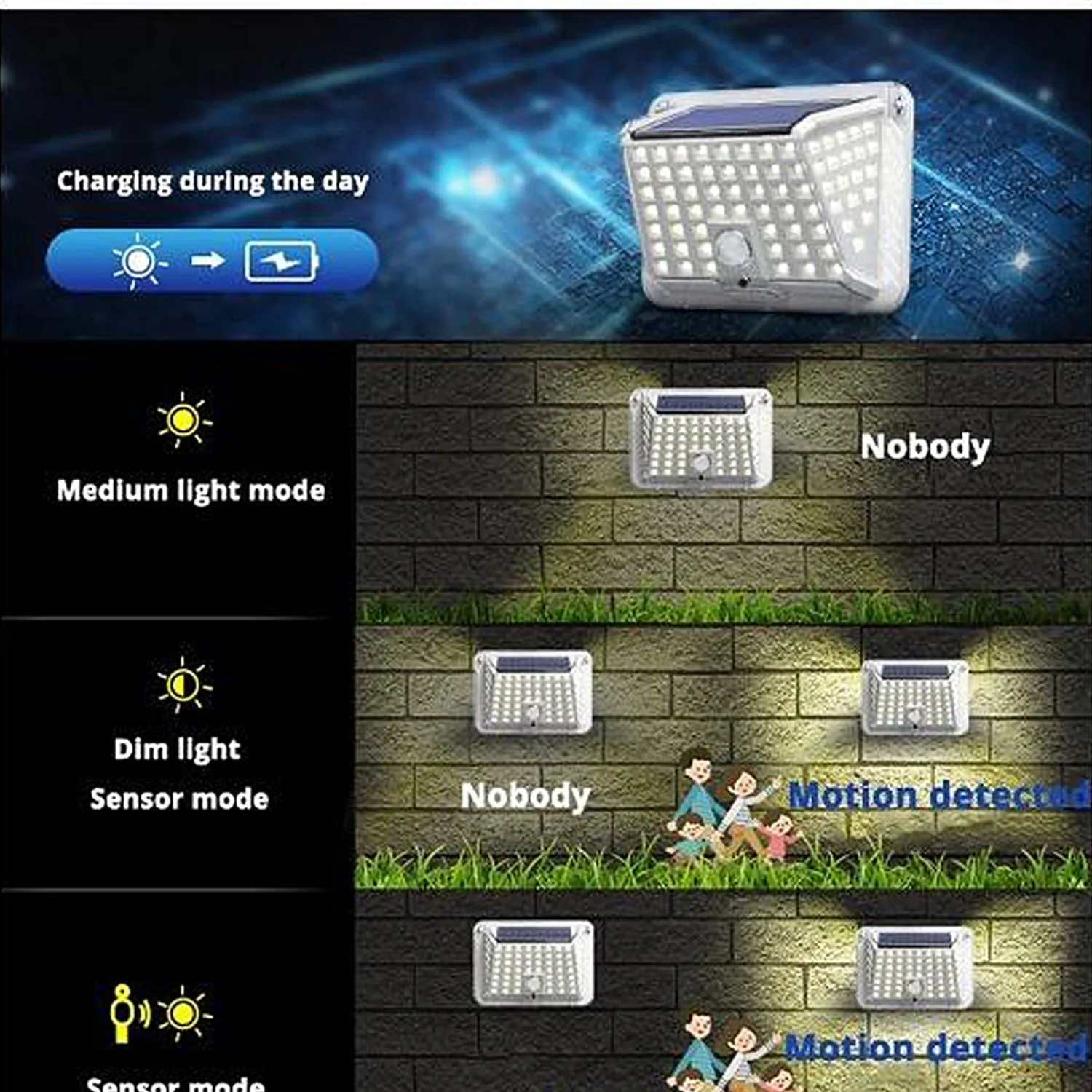 Super Solar Powered Light