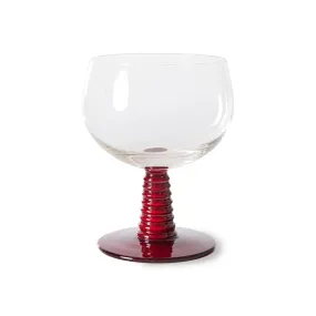 Swirl Low Wine Glass