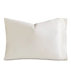 Tessa Ivory Pillowcase in White