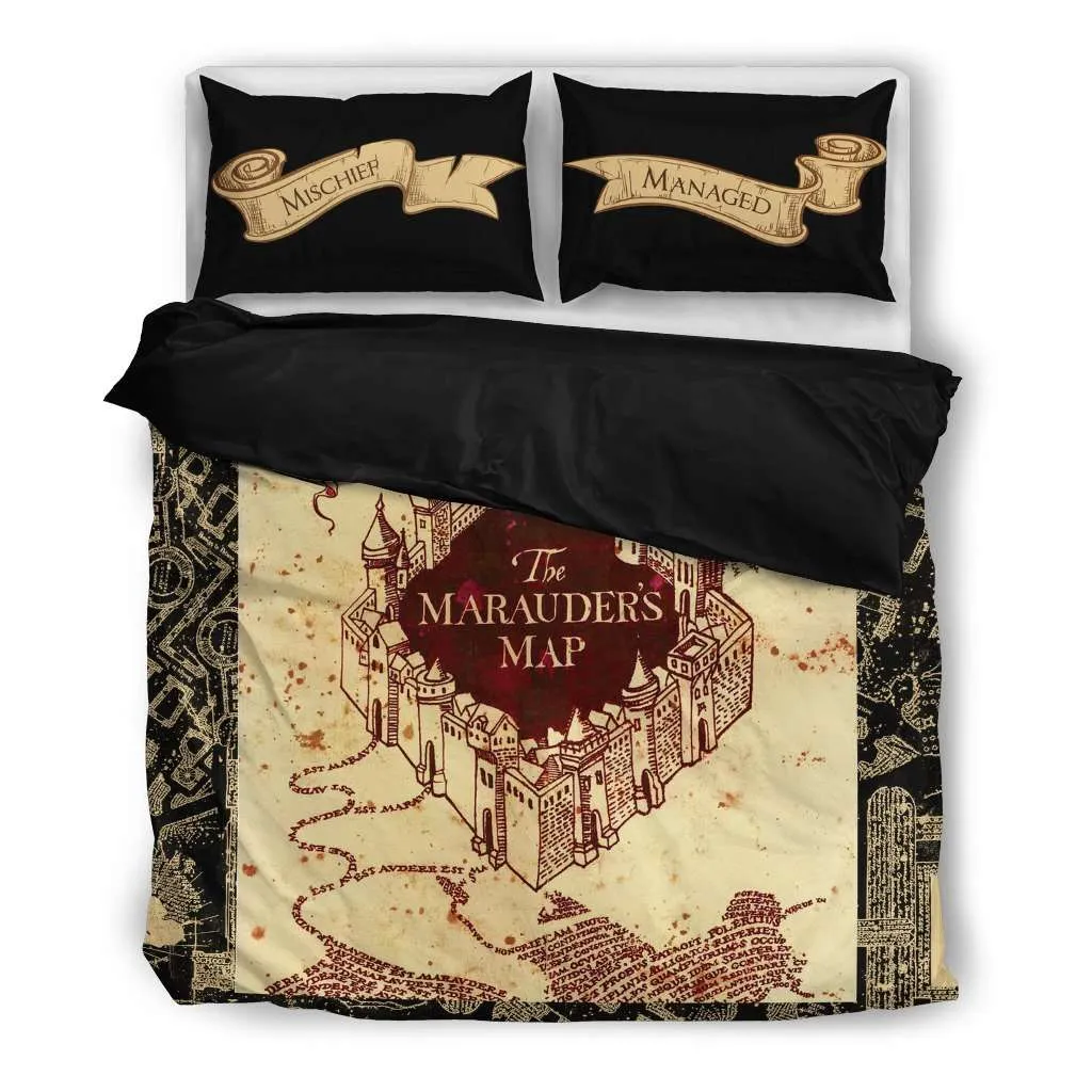 The Marauders Map Bedding Set