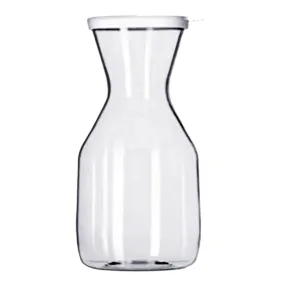 Thunder Group PLTHCF100CC Polycarbonate 1 Liter Clear Traditional Carafe