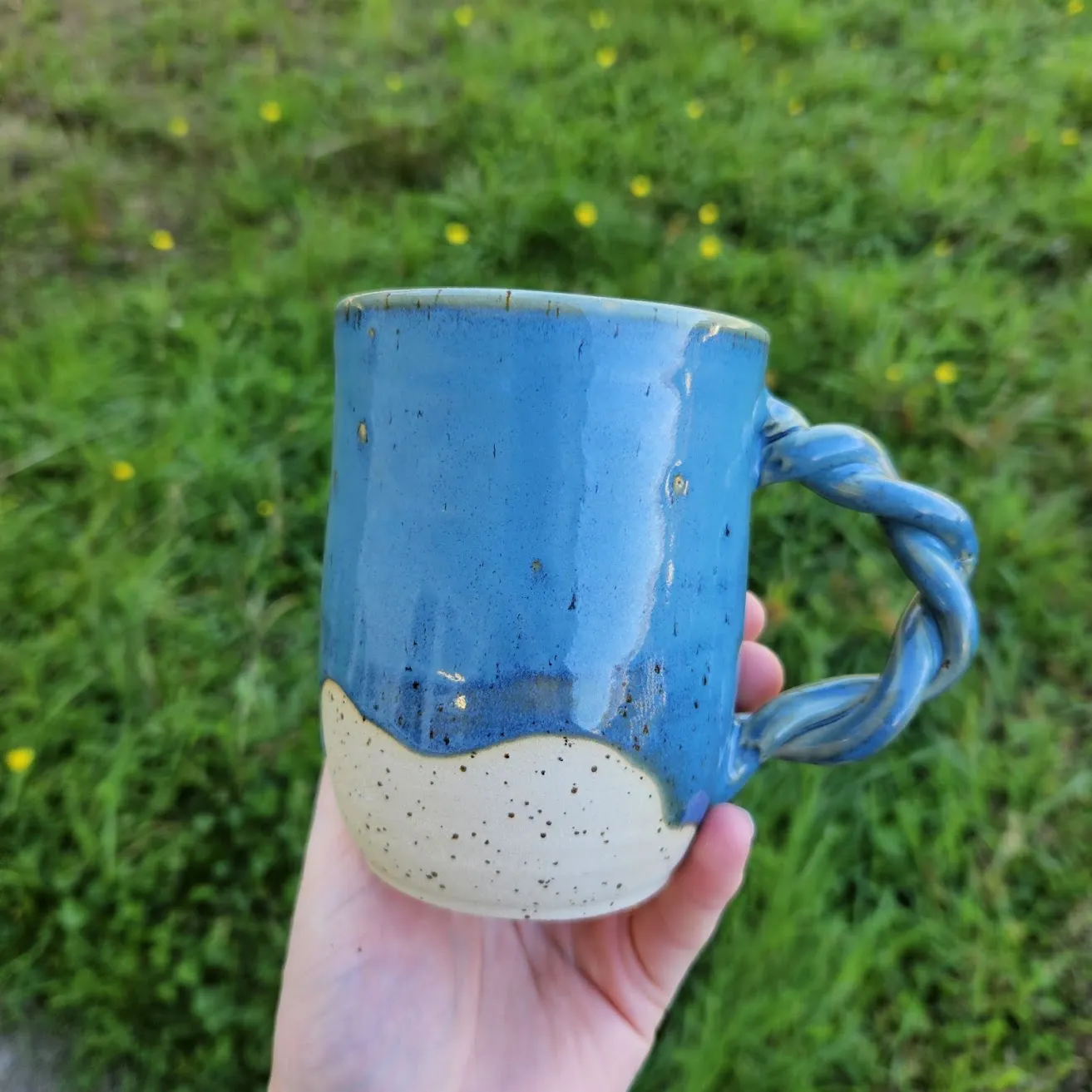 Twisted Handle Mug