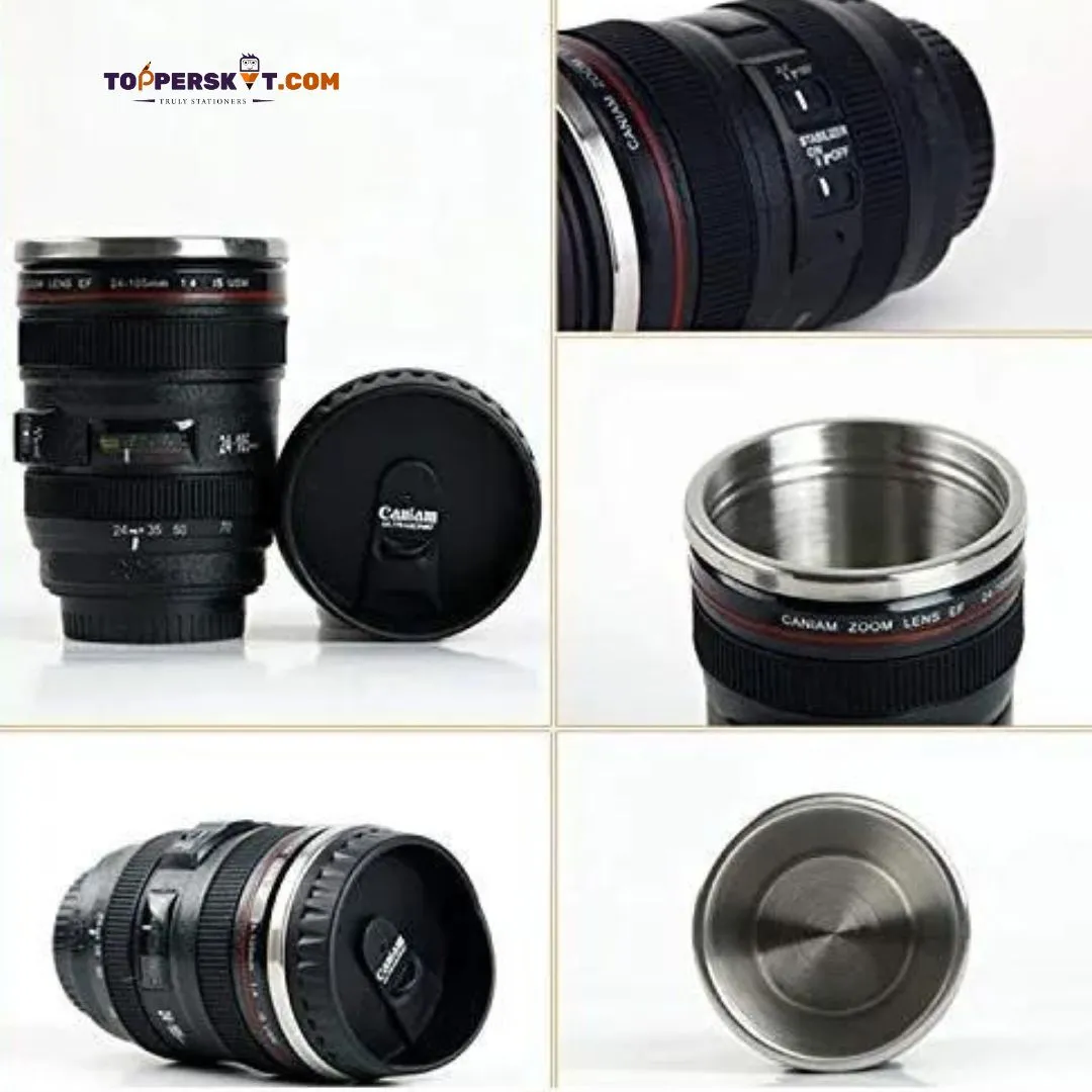 USM Lens Shape Coffee Mug - Stylish Camera Lens Mug (Pack of 1)