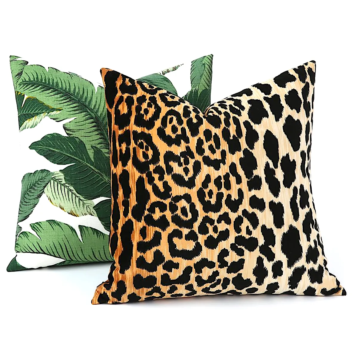 Veronica: A Velvet Leopard Pillow Cover