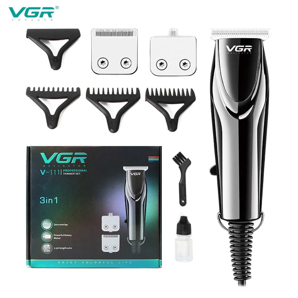 VGR V111 3 IN 1 PROFESSIONAL ELECTRIC HAIR TRIMMER SET