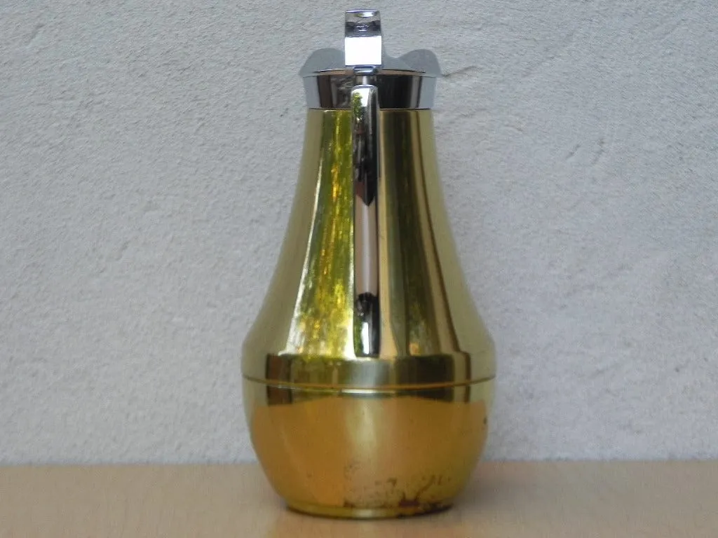 Vintage Alfi Gold Chrome Coffee Carafe