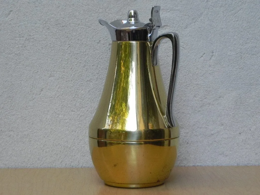 Vintage Alfi Gold Chrome Coffee Carafe