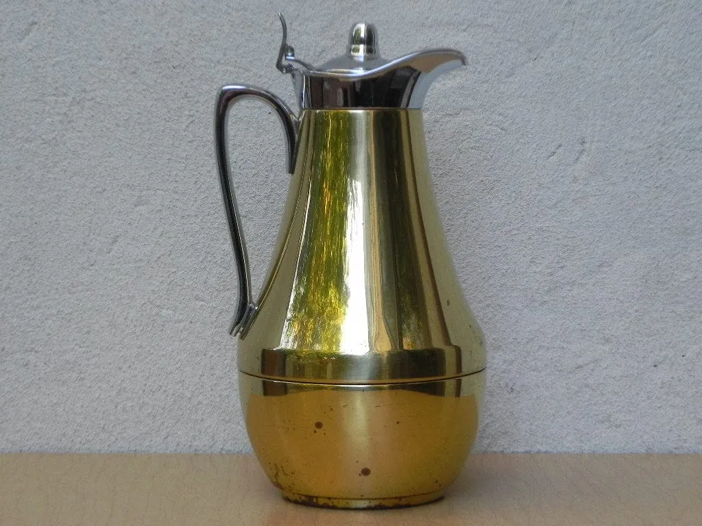 Vintage Alfi Gold Chrome Coffee Carafe