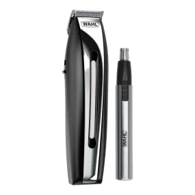 Wahl Ear, Nose and Beard Trimmer Set, Black and Silver, 2 Pieces