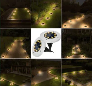 Waterproof Solar-Powered Garden Lights