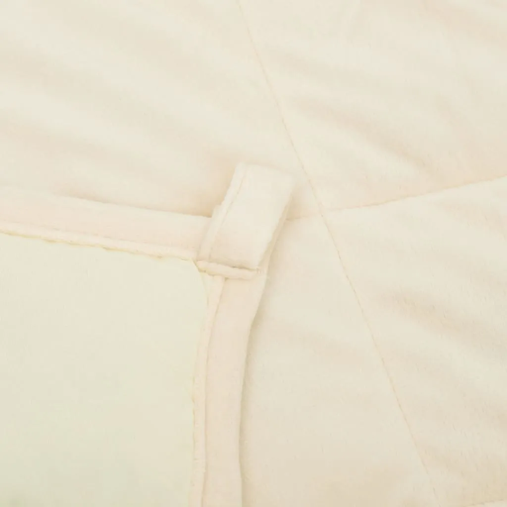 Weighted Blanket Light Cream 200x220 cm 13 kg Fabric