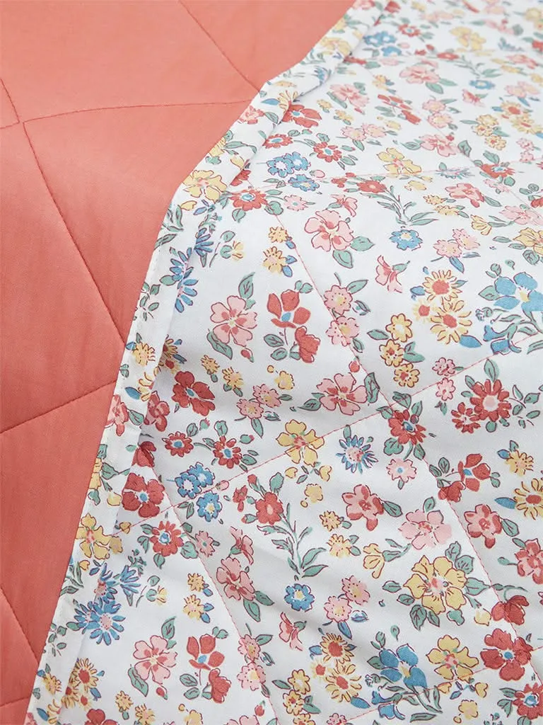 Westside Home Multicolor Floral Print Single Comforter