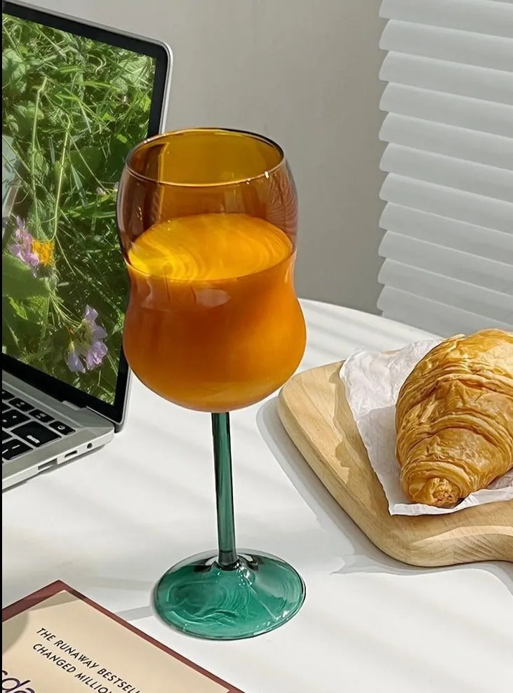 Wiggly Wine Glass Cups