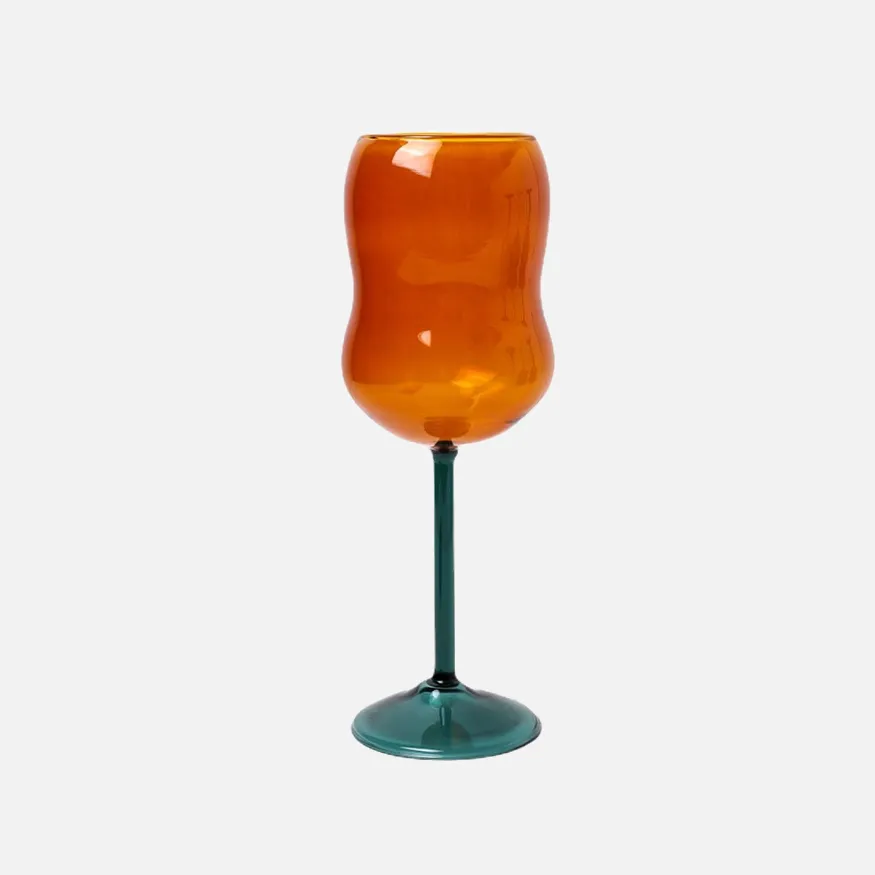 Wiggly Wine Glass Cups