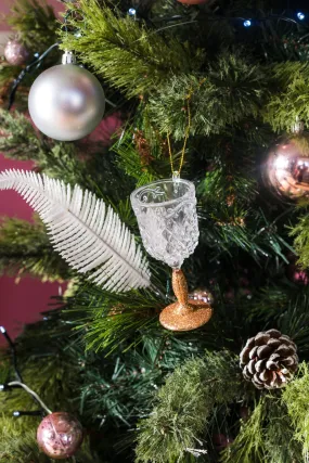 Wine Glass Gold Hanging Decoration