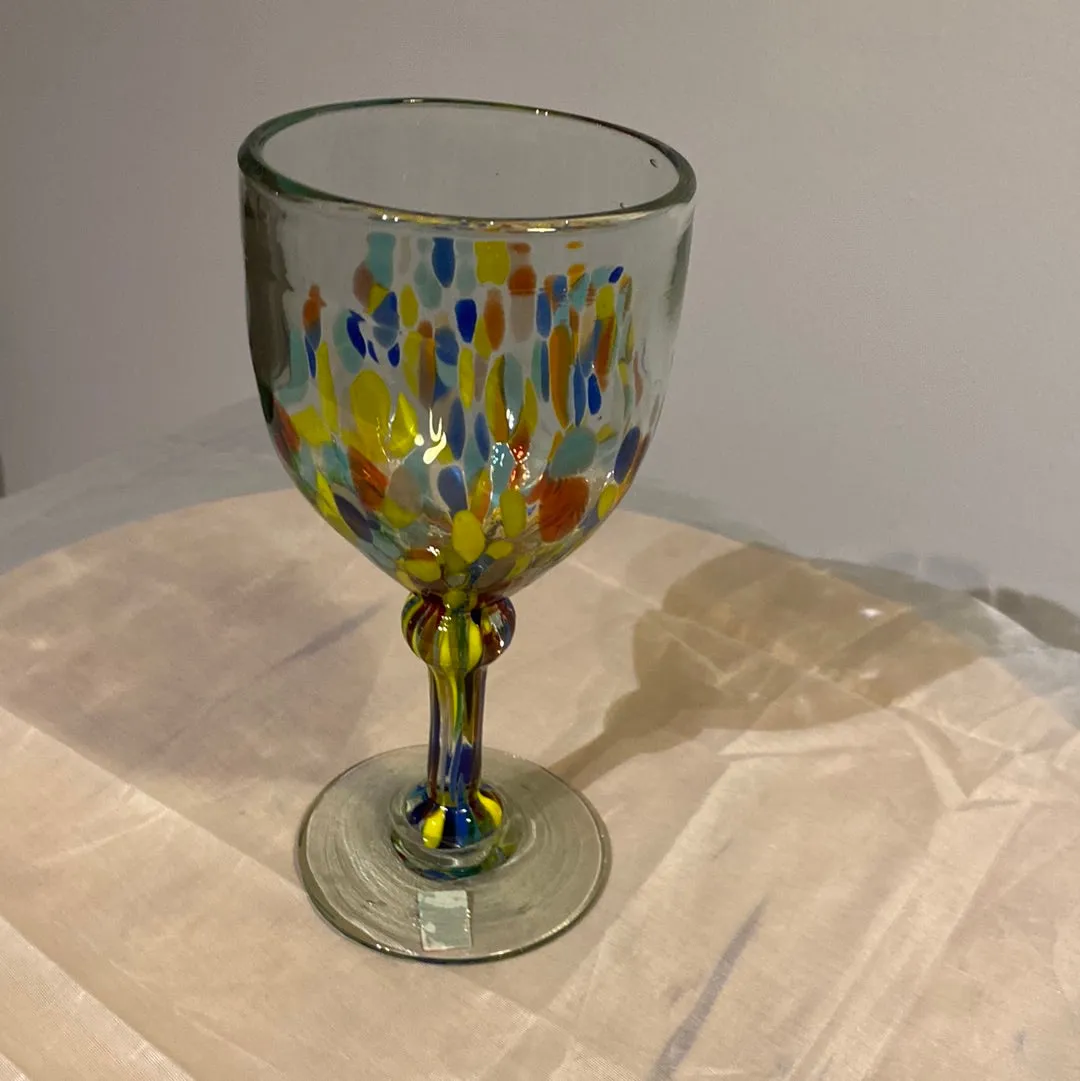 Wine Glass - Hand Blown