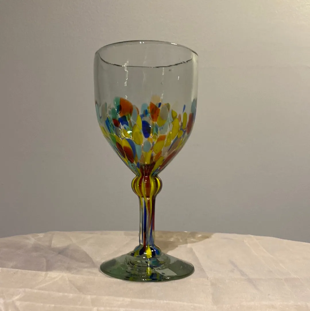 Wine Glass - Hand Blown